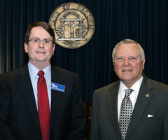 Dr. Buchanan with Georgia Governor Nathan Deal
